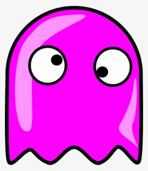 Ghost Pacman - Pink Pac Man Ghost