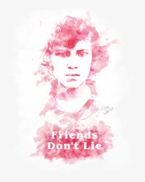 Friends Don't Lie Watercolor - Poster