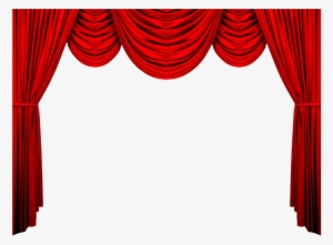 Red Curtains Png - Red Curtain General 9x Png