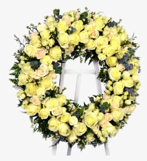 Funeral Wreath Yellow Png