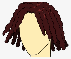 How To Draw Male Hairstyle - Cartoon With Dreads Transparent Transparent PNG  - 1000x642 - Free Download on NicePNG
