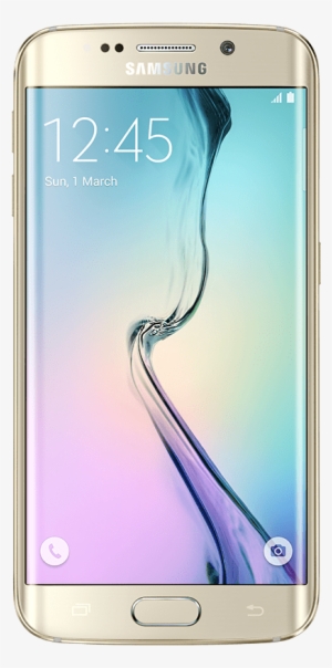 Front View Of Galaxy S6 Edge - Samsung Galaxy S6 Edge