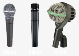 Microphone Transparent Types Of Microphone Png - Shure Sm57 + X2u Dynamic Microphone Digital Bundle