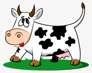 72 Free Images Of Cows - Cow On Grass Clipart