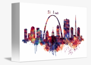 "st Louis Skyline" By Marian Voicu, Bucharest - St. Louis