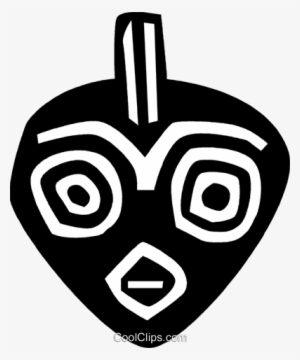 African Tribal Mask - African Tribal Mask Vector Png