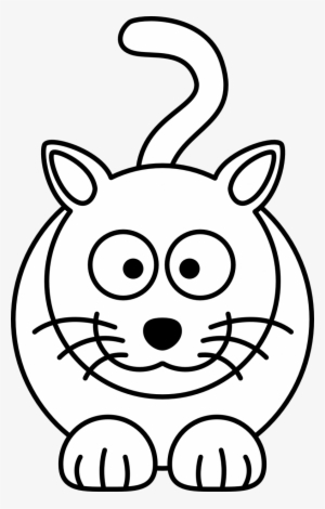 Kid Drawing Book Pdf Colour Doodling And Colouring - Cat Cartoon Black And White