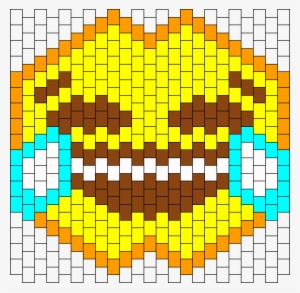 Laughing Crying Emoji Kandi Mask - Visual Arts