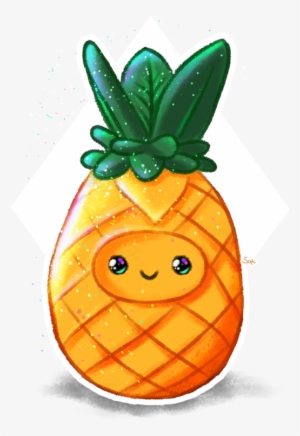 Cute Pineapple By Soph - Cute Pineapple Png