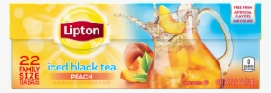 lipton iced black tea peach