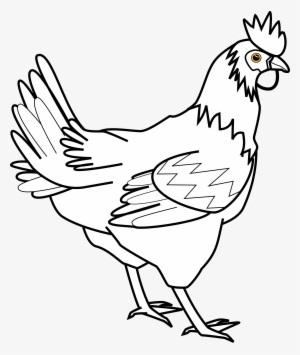 Chicken Line Art Davidone Chicken By Gammillian Copic - Chicken Clipart Black And White