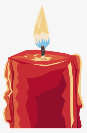 Big Image - Candle Png Red