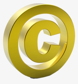 Gold Copyright Symbol - Copyright