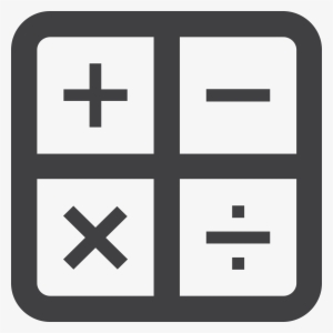 Basic Vocabulary Flashcards On Tinycards - Math Symbols Black And White Png
