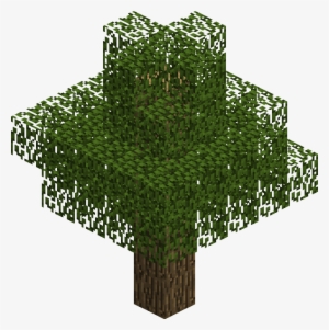 Oaktree - Minecraft Tree Png
