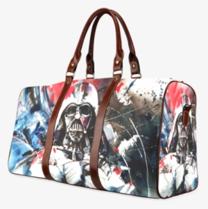 Psylocke Waterproof Canvas Handbag With Darth Vader - Side Luggage Bag
