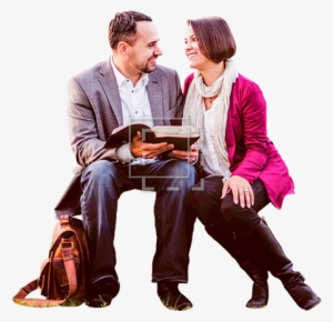 Parent Category - Couple Sitting On Chair Png