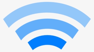 Wave Clipart Wifi - Wifi Waves Blue