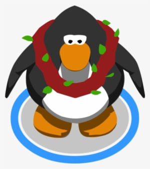 Holi Lei In Game - Red Penguin Club Penguin