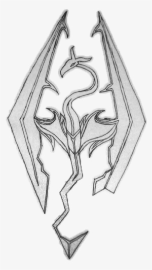 Skyrim Logo Drawing