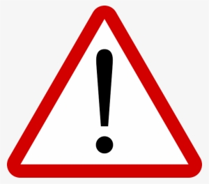 Warning, Attention, Road Sign, Exclamation Mark - Warning Icon Png