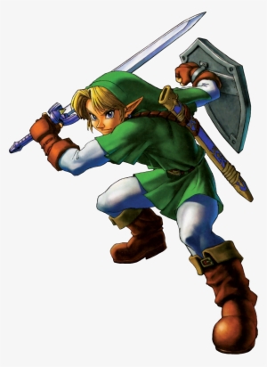 The Legend Of Zelda Clipart Fairy Navi - Link Ocarina Of Time