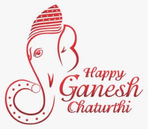 Ganesh Chaturthi Vector - Happy Ganesh Chaturthi Text