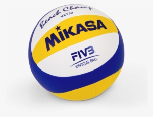 Beach Volleyball Mikasa Beach Champ Vxt - Beach Volleyball Ball Png