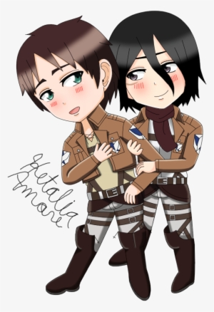 X Mikasa Chibies By - Anime