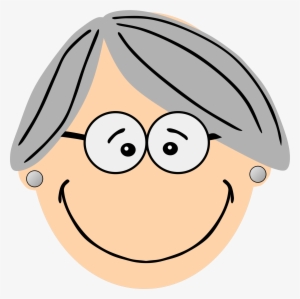 This Free Icons Png Design Of Grey Haired Grandma