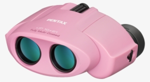 Up - Pentax 10 X 21 Binoculars - Pink