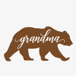 Grandma Bear Svg Cuts Scrapbook Cut File Cute Clipart - Baby Bear Svg Free