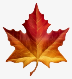 Feuille Sticker - Maple Leaf Emoji