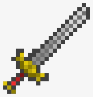 Terraria Custom Pixel Art The Lord's Sword - Minecraft Sword