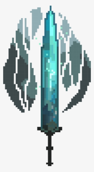 My Friend Darby61 Made This Awesome Moonlight Greatsword - Moonlight Sword Pixel Art