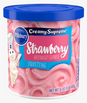 Creamy Supreme® Strawberry Flavored Frosting - Pillsbury Creamy Supreme Frosting, Strawberry - 16