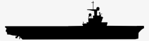 Picture Library Battleship Clipart Aircraft Carrier - Aircraft Carrier Silhouette Transparent