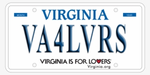 Virginia Is For Lovers License Plate