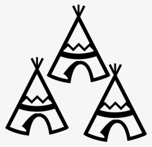 Svg Free Cornish Tipi Holidays Our Site Village Field - Teepee Clipart Black And White