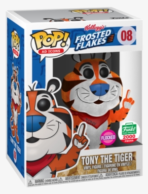 08 Flocked Tony The Tiger - Tony The Tiger Funko Pop