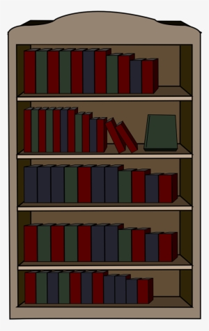 Bookshelf Drawing Background - Bookshelf Clipart No Background