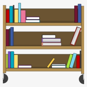 Stock Bookshelf Vector - Book Self Clpart