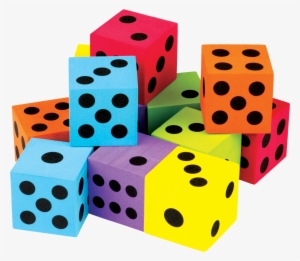 Colorful Large Pack Pinterest Math Learning And - Large Dice