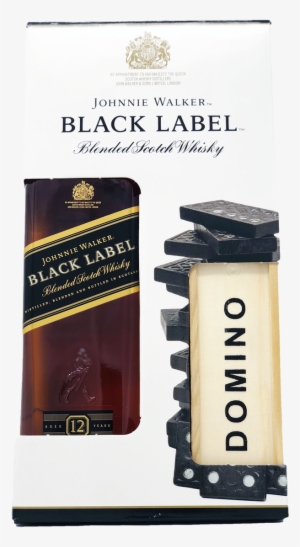 Johnnie Walker Black Label Scotch Whisky With Dominos - Johnnie Walker Black Label Whisky 1 Litre