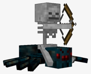 And Here Is A Bigger One If You Need Minecraft Skeleton Jockey Transparent Png 446x365 Free Download On Nicepng