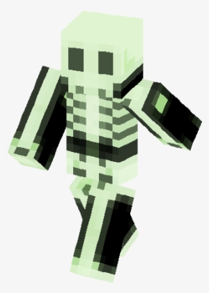 Glowing Skeleton Skin - Minecraft Glowing Skeleton Skin