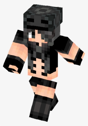 Wither Skeleton Girl Skin - Minecraft Skin Wither Girl
