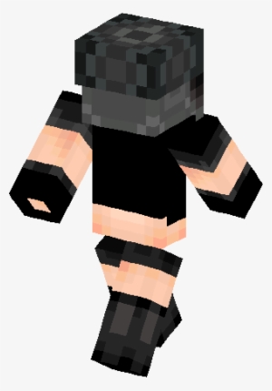 Wither Skeleton Girl Skin - Minecraft Monster Girl Skin Wither