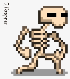 Sprite Skeleton D Game - Skeleton Pixel Sprite