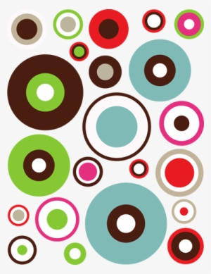 Concentric Circles Stickers - Círculos Concéntricos
